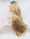 13*3" Lace Front Wigs Synthetic Long Wavy 24" 130% Density