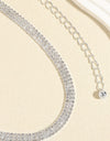 Rhinestones Alloy Belt