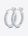 Adored Moissanite 925 Sterling Silver Earrings