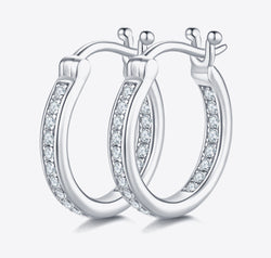 Adored Moissanite 925 Sterling Silver Earrings