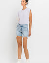 Vervet by Flying Monkey High Rise Denim Shorts