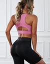 Cutout Racerback Sports Bra