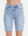 BAYEAS Mid Rise Stretch Denim Shorts