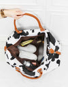 Animal Print Plush Weekender Bag