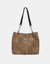 Bow Polyester Medium Tote Bag