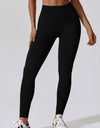 Wide Waistband Slim Fit Long Sports Leggings