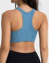 Wide Strap Cropped Sport Tank