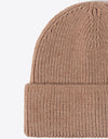 Letter N Patch Cuffed Knit Beanie