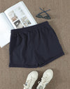 Drawstring Waist Cuffed Shorts