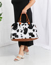 Animal Print Plush Weekender Bag