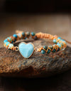 Heart Shape Beaded Bracelet