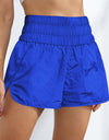 Breathable Smocked Sports Shorts