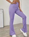 High Waist Flare Leg Pants