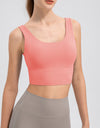 Scoop Neck Wide Strap Active Tank