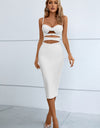 Cutout Spaghetti Strap Bodycon Dress