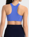 Wide Strap Cropped Sport Tank