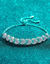 1 Carat Moissanite 925 Sterling Silver Bracelet