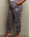 Simply Love Simply Love Full Size Drawstring DAISY Graphic Long Sweatpants