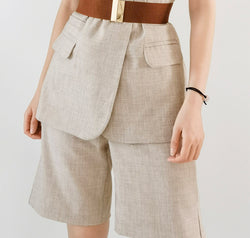 Alloy Buckle Elastic Belt