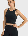 Feel Like Skin Highly Stretchy Cropped Sports Tank