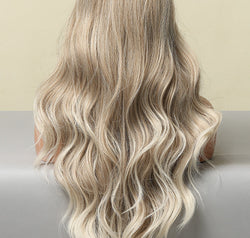 Full Machine Made Long Wave Wigs 26''