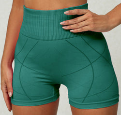 High Waist Active Shorts