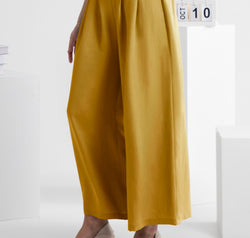 Wide Leg Elastic Waist Pants