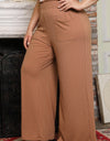 Plus Size Wide Leg Pants with Pockets