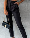 High Waist Wide Waistband Pants