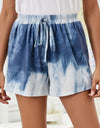 Printed Elastic Waist Shorts