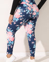 Plus Size Floral Print Legging