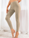 Ribbed Detail Leggings