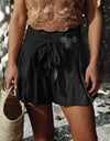 Full Size Smocked Ruffled High Waist Shorts