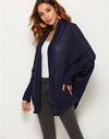 Open Front Batwing Sleeve Cardigan