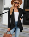 Open Front Long Sleeve Cardigan