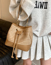 Straw Braided Shoulder Bag