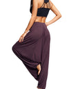 Tied Mid Waist Long Harem Pants