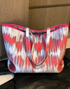 Printed PU Leather Tote Bag