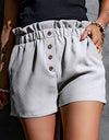 Paperbag Shorts with Pockets