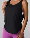 Crisscross Round Neck Active Tank