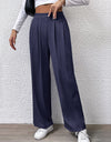 High Waist Straight Pants