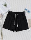 Paperbag Drawstring Waist Shorts