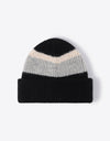 Tricolor Cuffed Knit Beanie