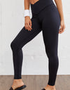 Wide Waistband Slim Fit Sports Pants