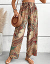 Printed Wide Leg Pants