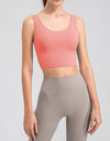 Scoop Neck Wide Strap Active Tank