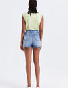 BAYEAS High Rise Bandless Denim Shorts