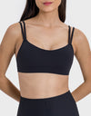 Scoop Neck Double Strap Active Cami