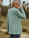 Open Front Long Sleeve Cardigan