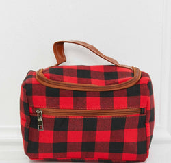 Printed Makeup Bag with Strap